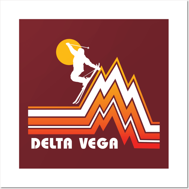 Ski Delta Vega Wall Art by MindsparkCreative